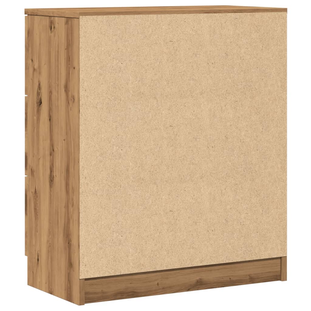 Buffet chêne artisanal 60x30x70 cm bois d'ingénierie - XIOS