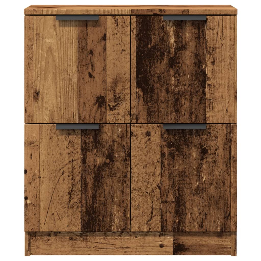 Buffet vieux bois 60x30x70 cm bois d'ingénierie - XIOS