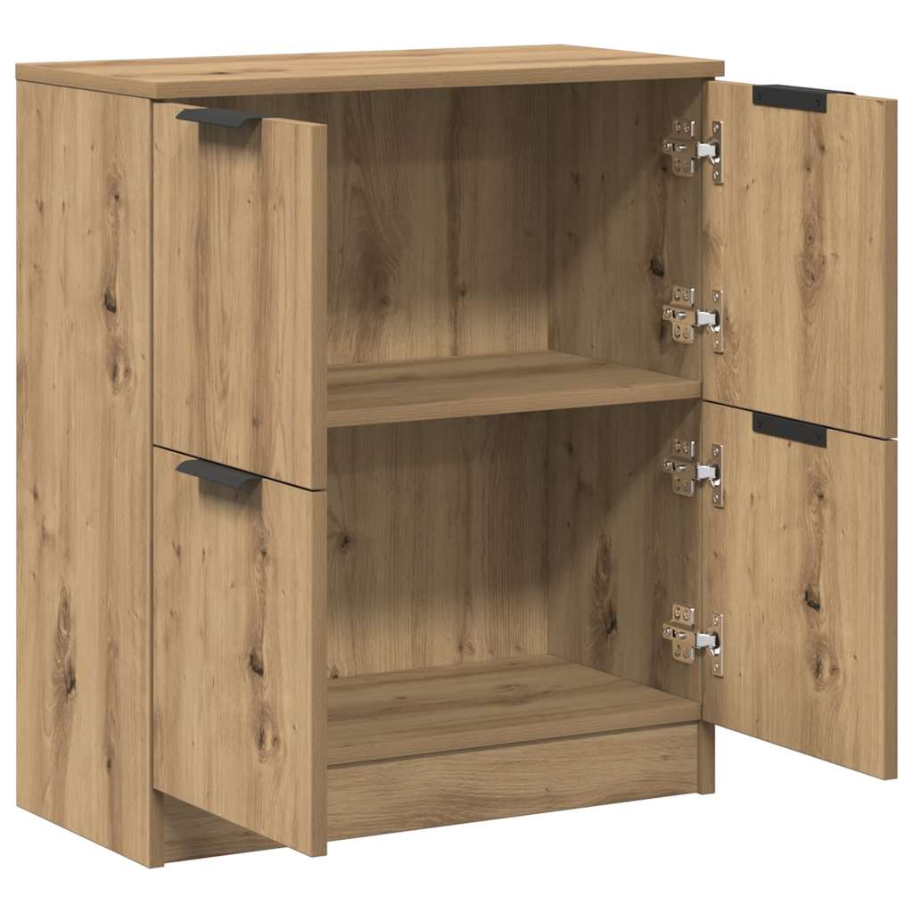 Buffet chêne artisanal 60x30x70 cm bois d'ingénierie - XIOS