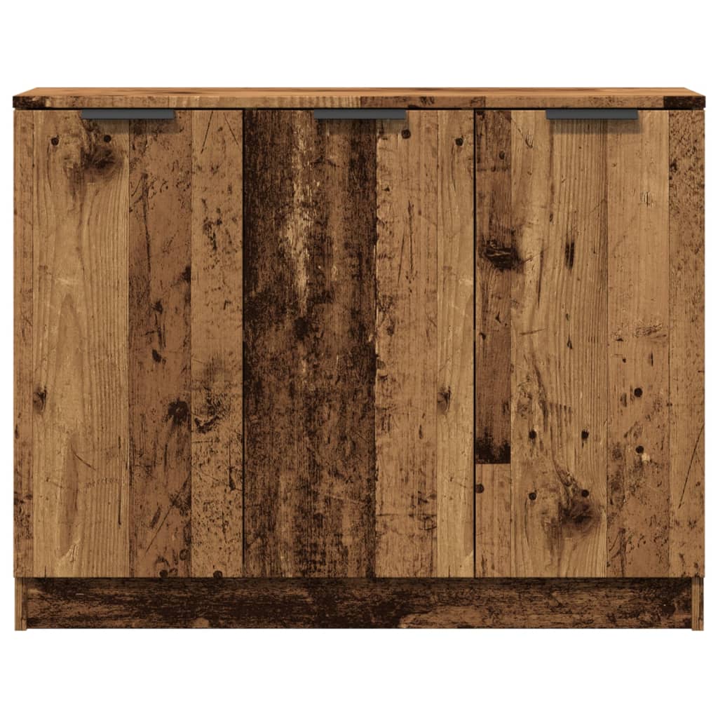Buffet vieux bois 90,5x30x70 cm bois d'ingénierie - XIOS