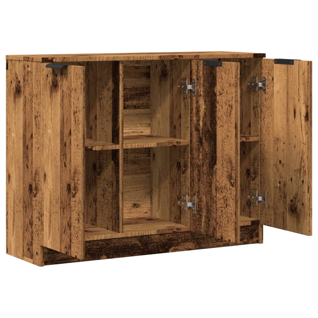 Buffet vieux bois 90,5x30x70 cm bois d'ingénierie - XIOS