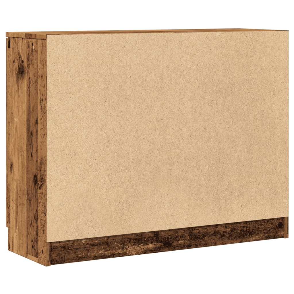 Buffet vieux bois 90,5x30x70 cm bois d'ingénierie - XIOS