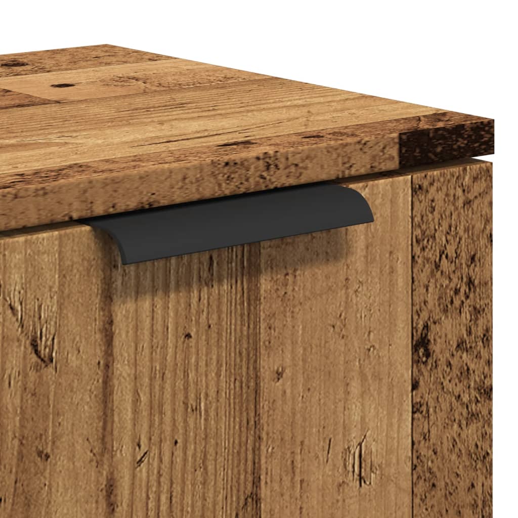 Buffet vieux bois 90,5x30x70 cm bois d'ingénierie - XIOS