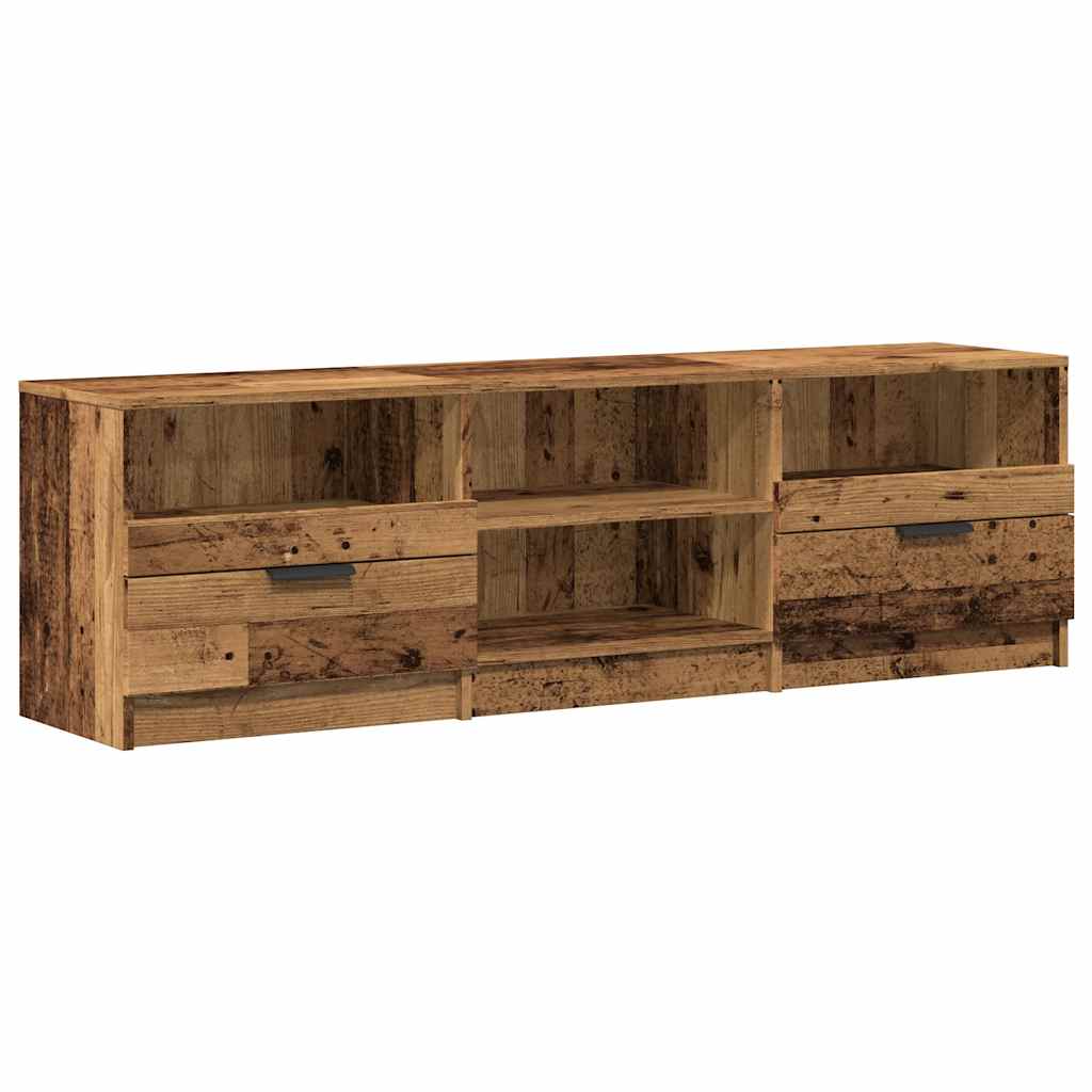 Meuble TV vieux bois 150x33,5x45 cm bois d'ingénierie - XIOS