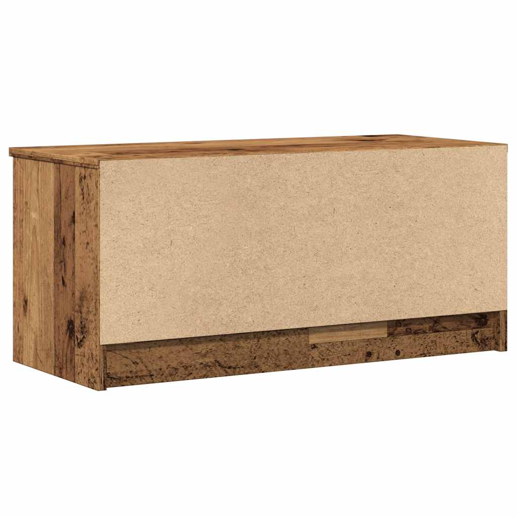 Meubles TV 2 pcs vieux bois 80x35x36,5 cm bois d'ingénierie - XIOS