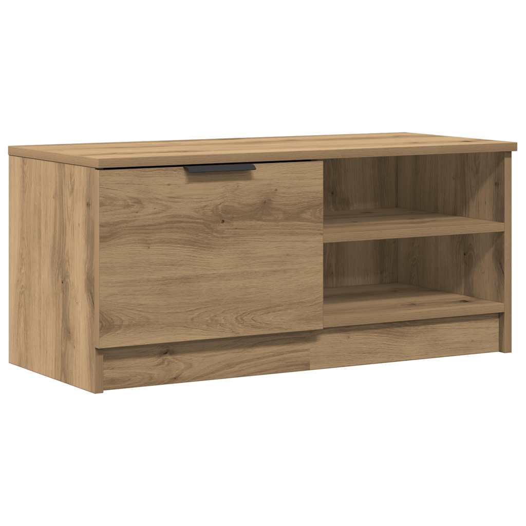 Meubles TV 2 pcs chêne artisanal 80x35x36,5cm bois d'ingénierie - XIOS