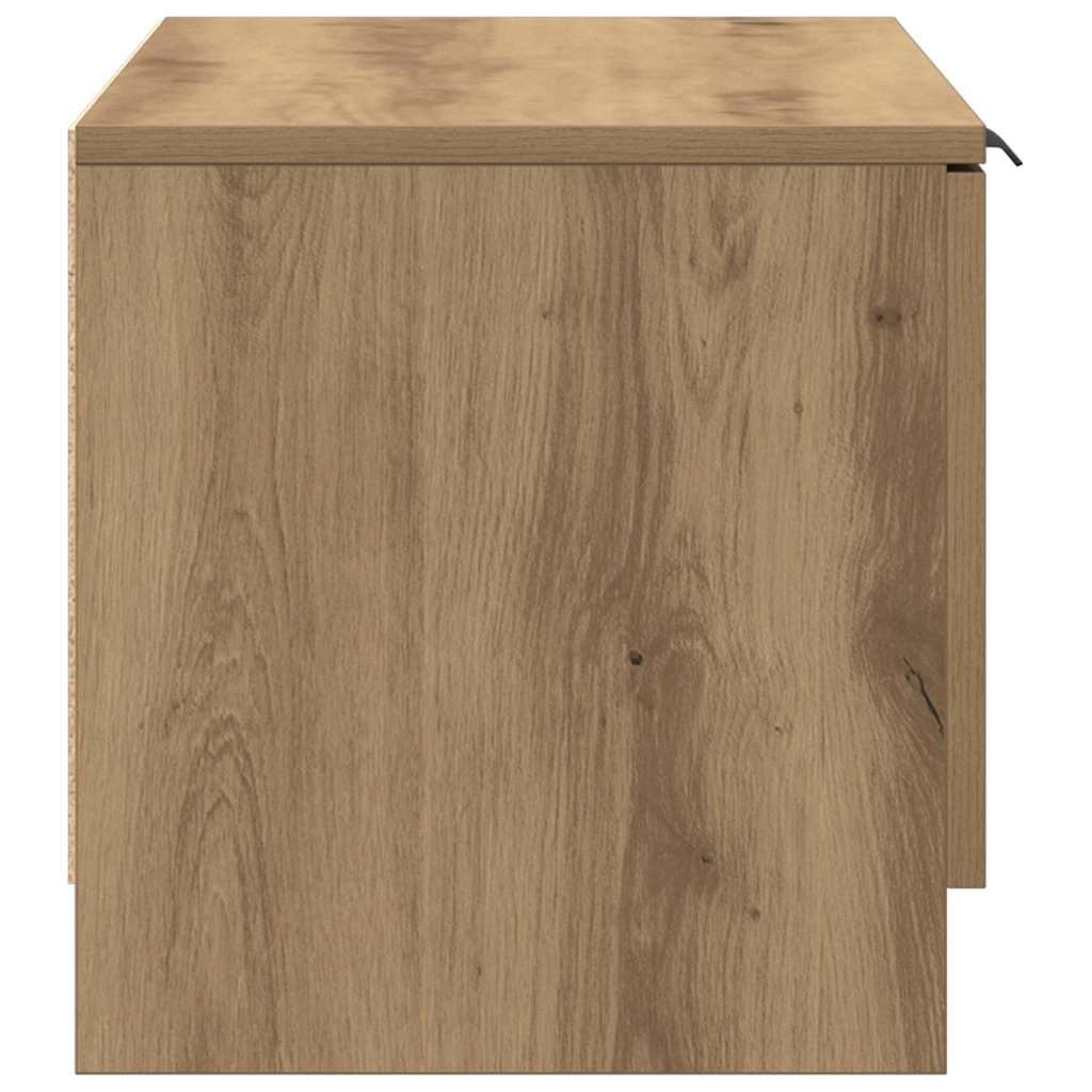 Meubles TV 2 pcs chêne artisanal 80x35x36,5cm bois d'ingénierie - XIOS