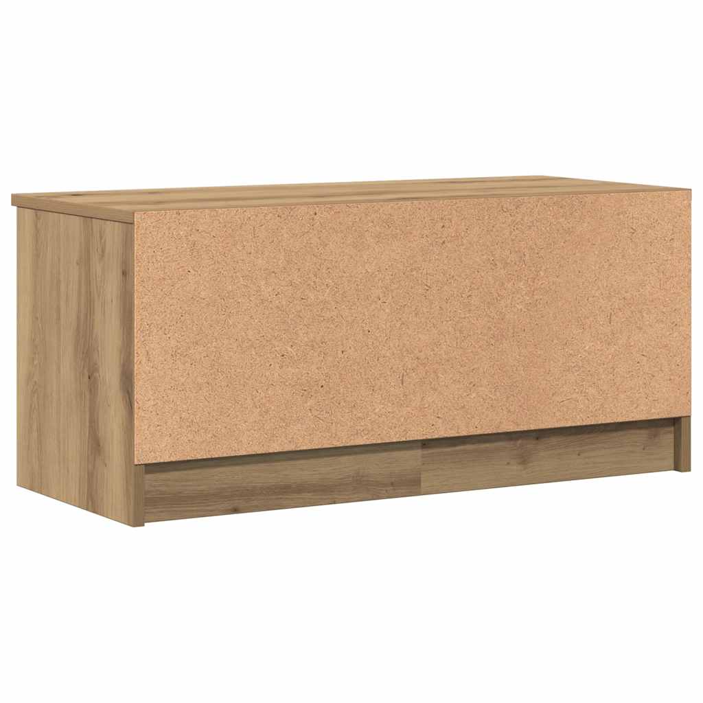 Meubles TV 2 pcs chêne artisanal 80x35x36,5cm bois d'ingénierie - XIOS
