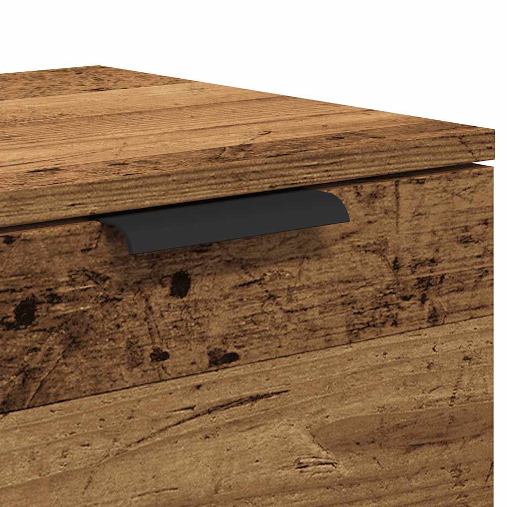 Meuble TV vieux bois 102x35x36,5 cm bois d'ingénierie - XIOS