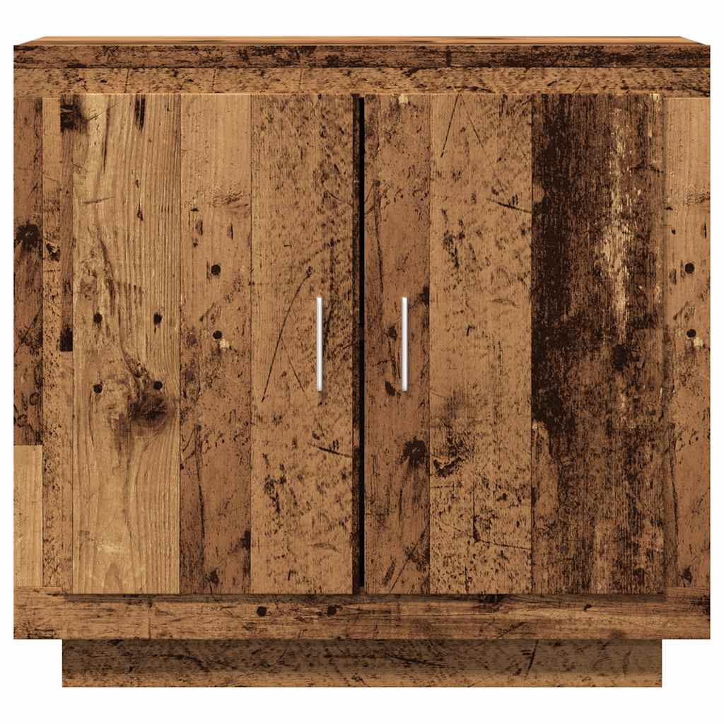 Buffet vieux bois 80x40x75 cm bois d'ingénierie - XIOS