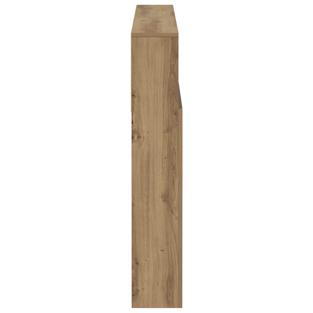 Armoire de tête de lit chêne artisanal 120x19x103,5 cm - XIOS