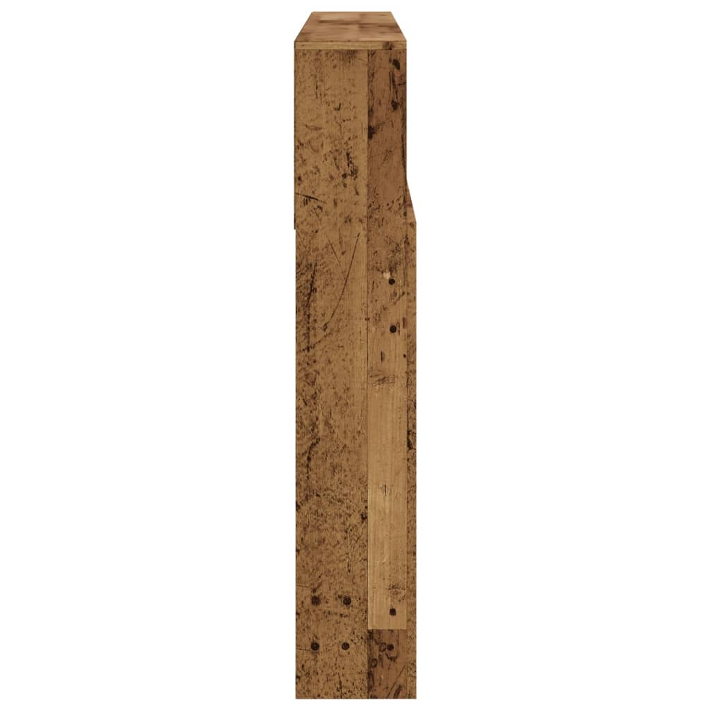 Armoire de tête de lit vieux bois 140x19x103,5 cm - XIOS