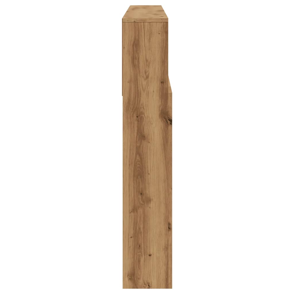 Armoire de tête de lit chêne artisanal 180x19x103,5 cm - XIOS