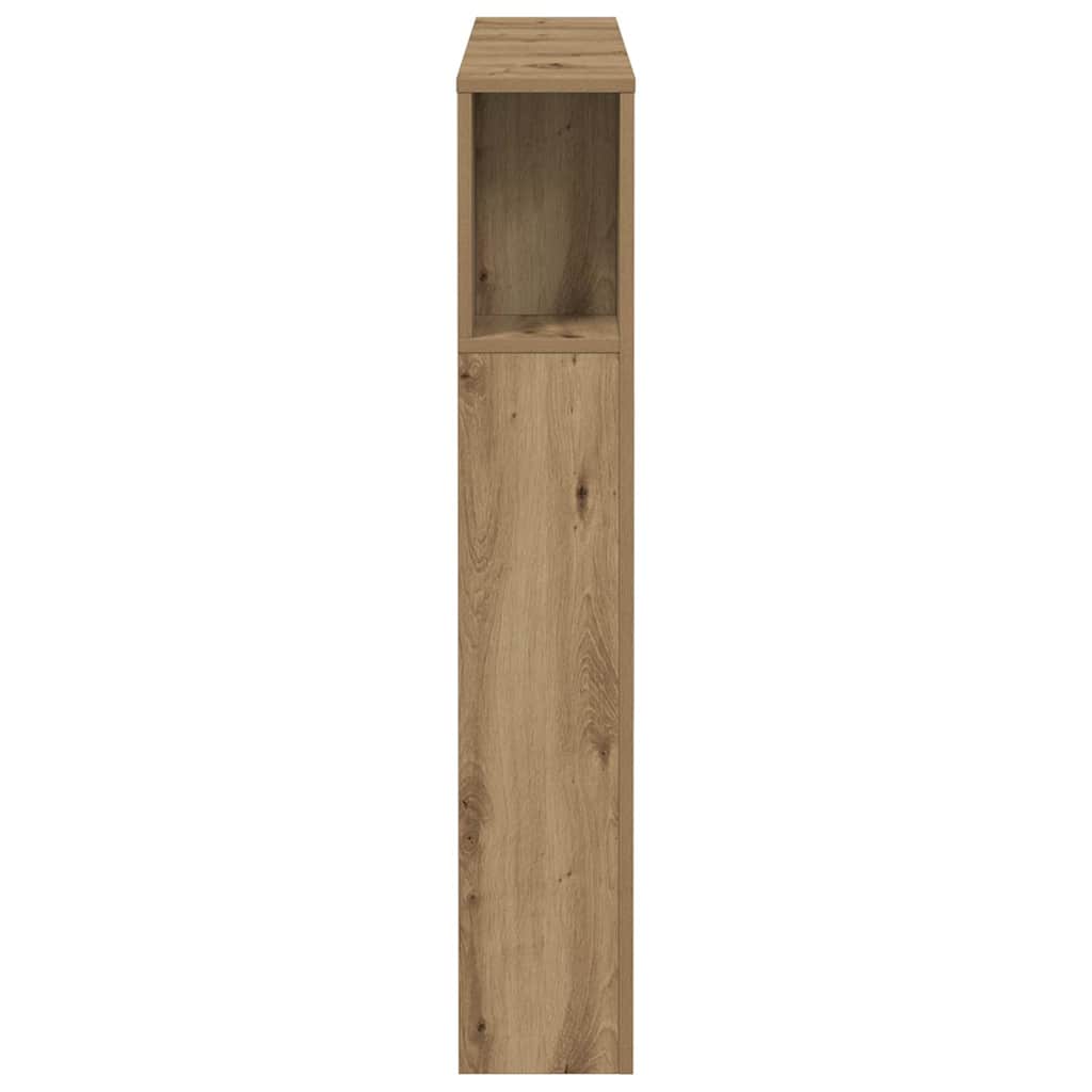 Armoire de tête de lit chêne artisanal 100x18,5x102,5 cm - XIOS