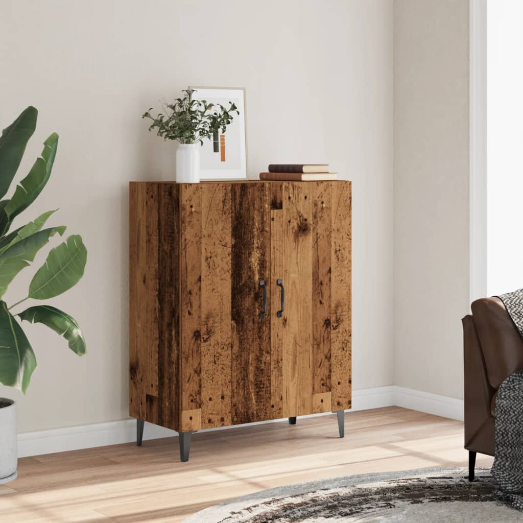 Buffet vieux bois 70x34x90 cm bois d'ingénierie - XIOS