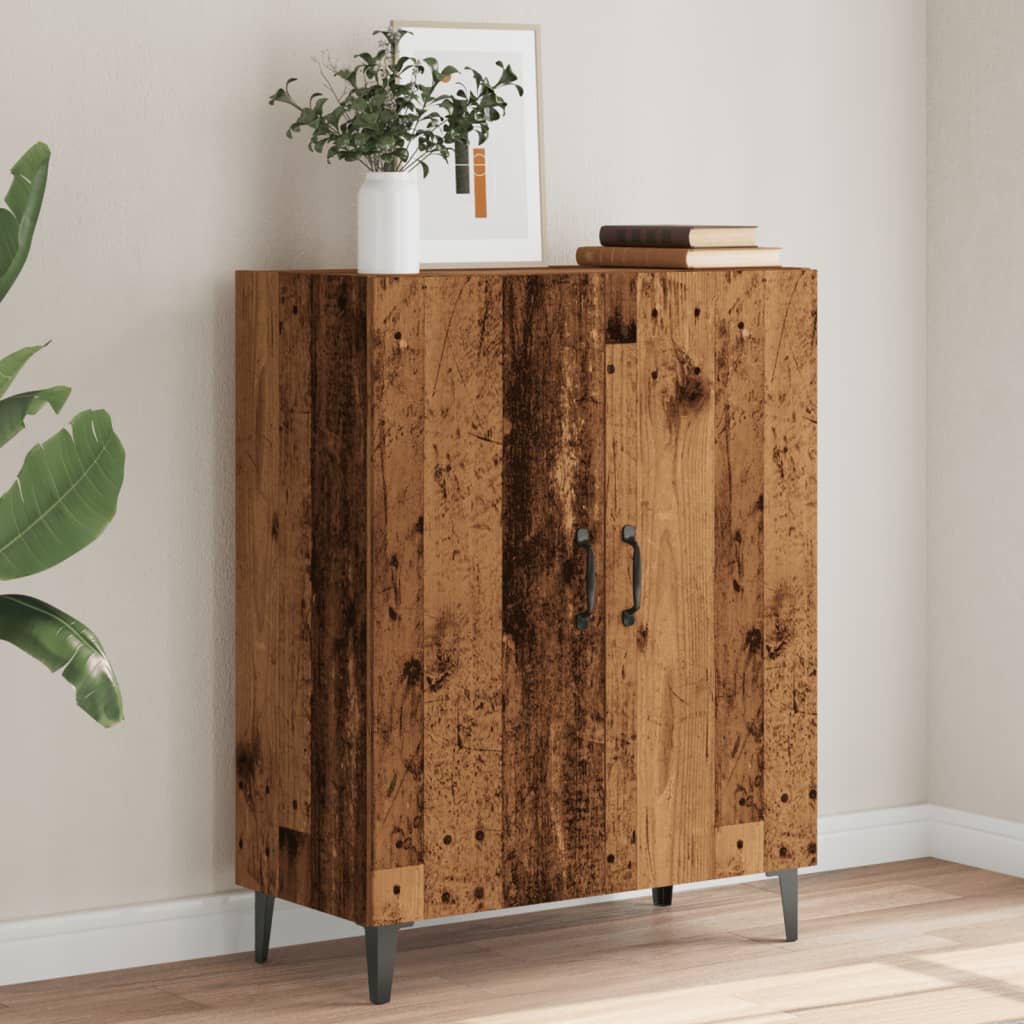 Buffet vieux bois 70x34x90 cm bois d'ingénierie - XIOS