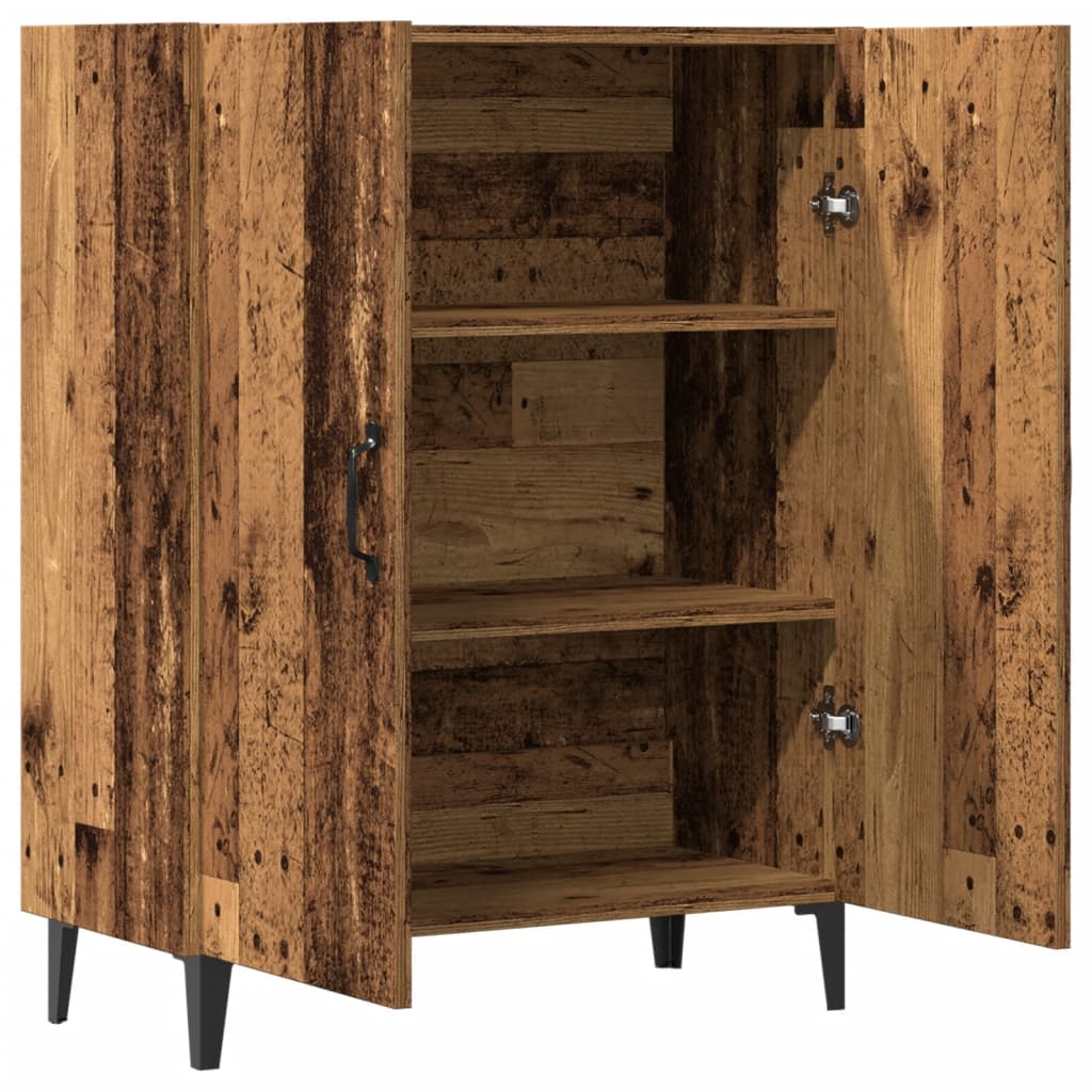 Buffet vieux bois 70x34x90 cm bois d'ingénierie - XIOS