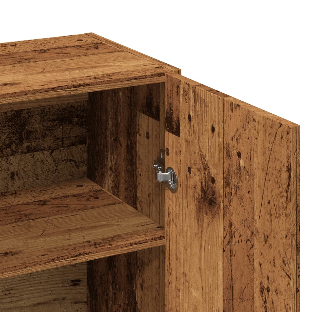 Buffet vieux bois 70x34x90 cm bois d'ingénierie - XIOS