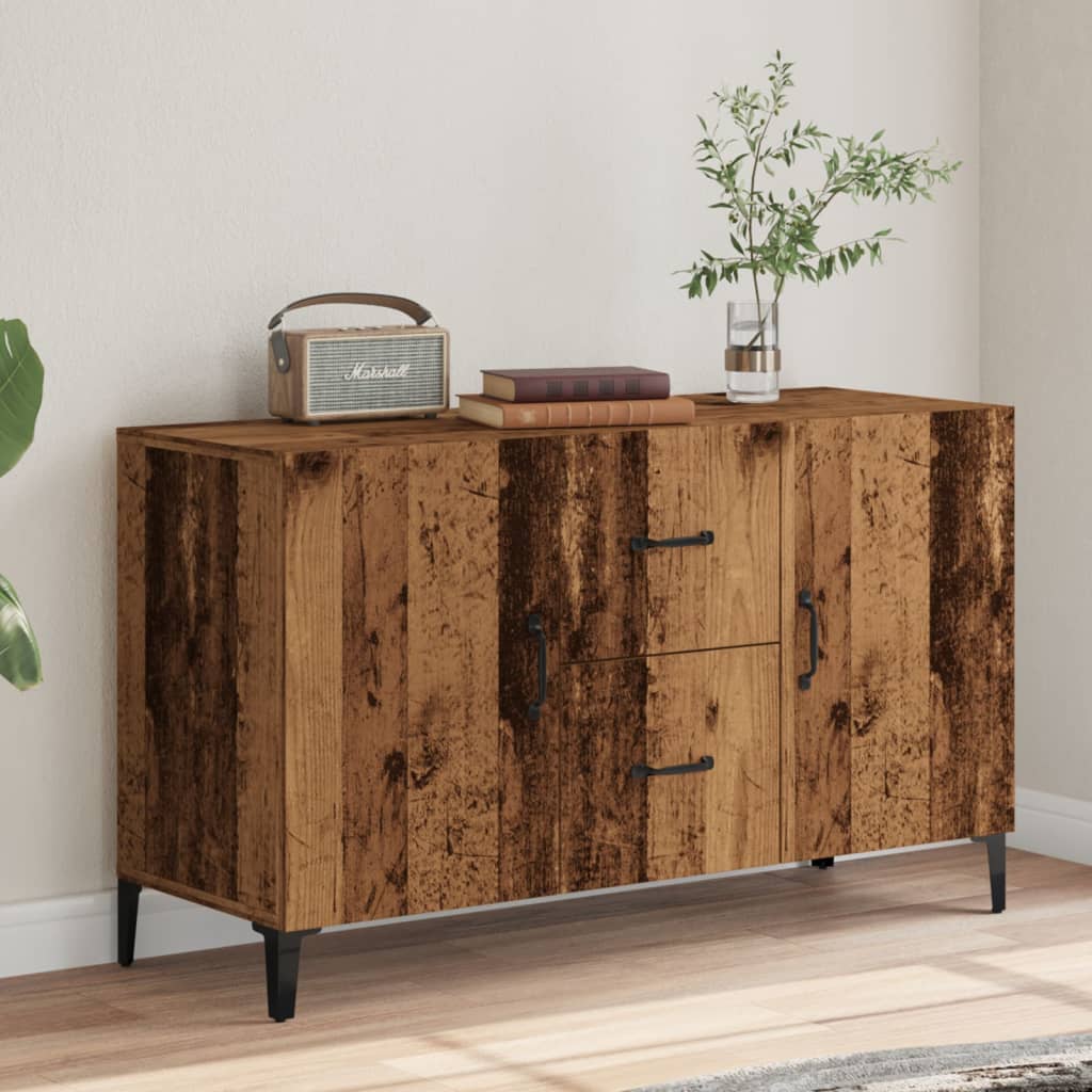 Buffet vieux bois 100x36x60 cm bois d'ingénierie - XIOS