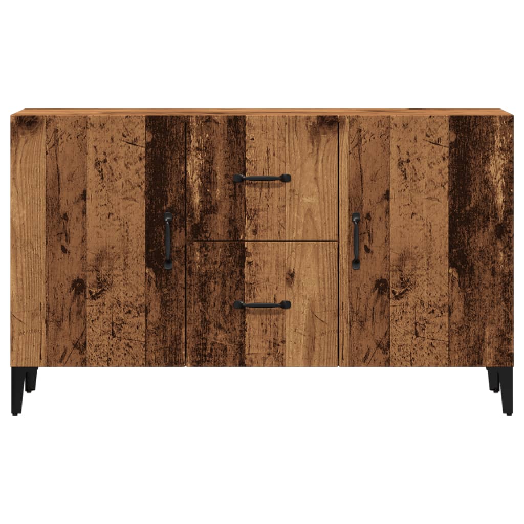 Buffet vieux bois 100x36x60 cm bois d'ingénierie - XIOS