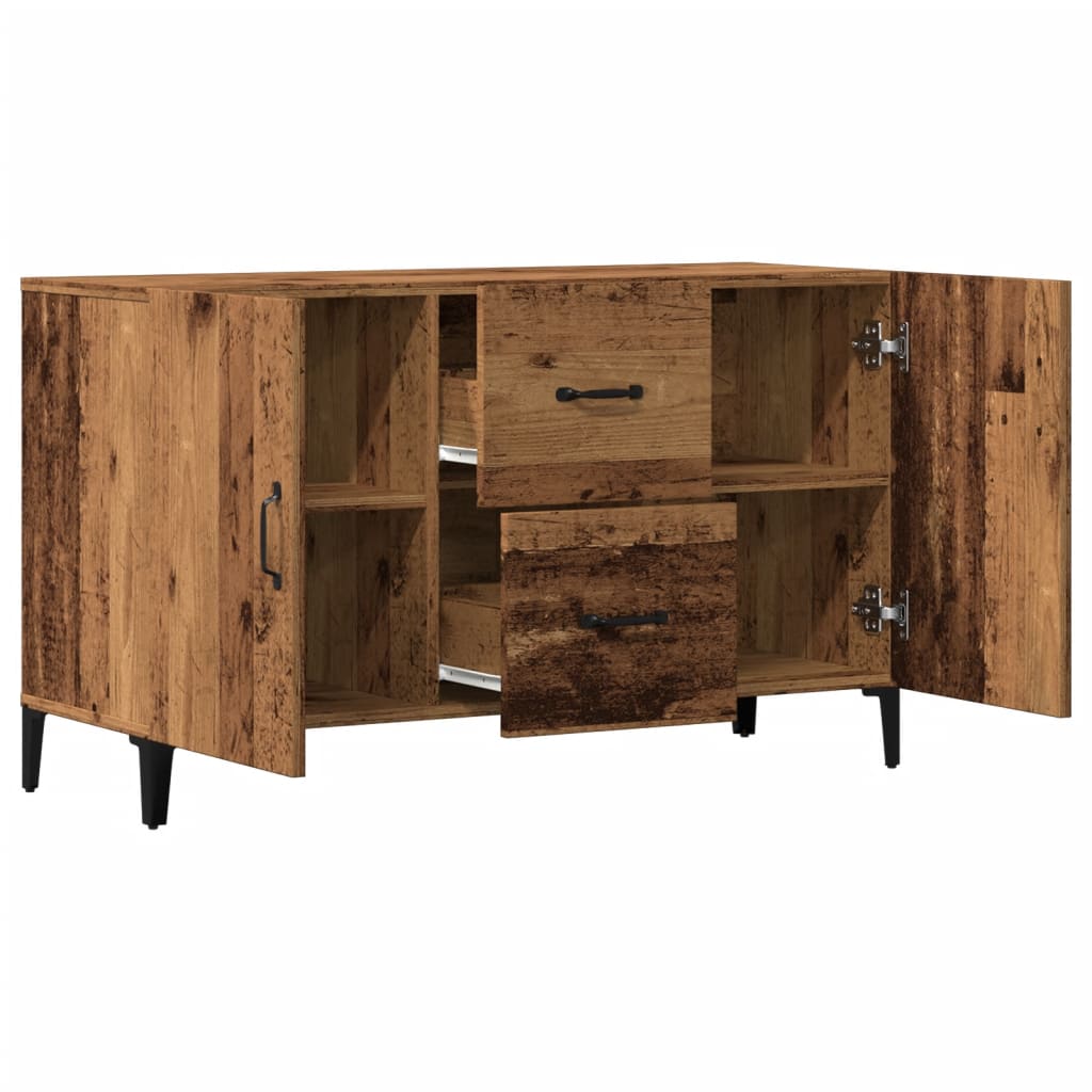 Buffet vieux bois 100x36x60 cm bois d'ingénierie - XIOS