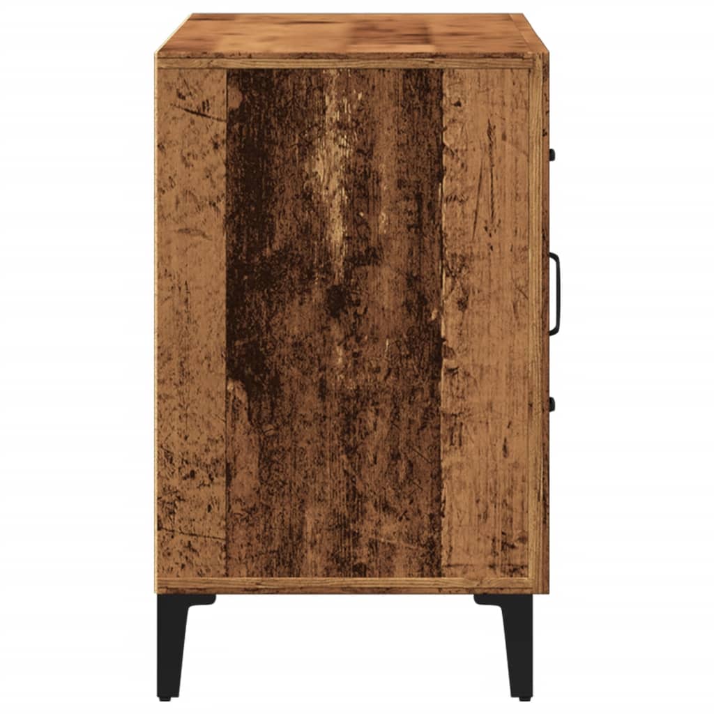 Buffet vieux bois 100x36x60 cm bois d'ingénierie - XIOS