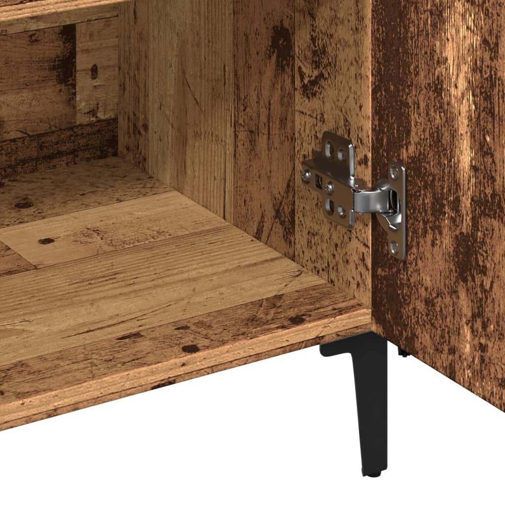 Buffet vieux bois 100x36x60 cm bois d'ingénierie - XIOS