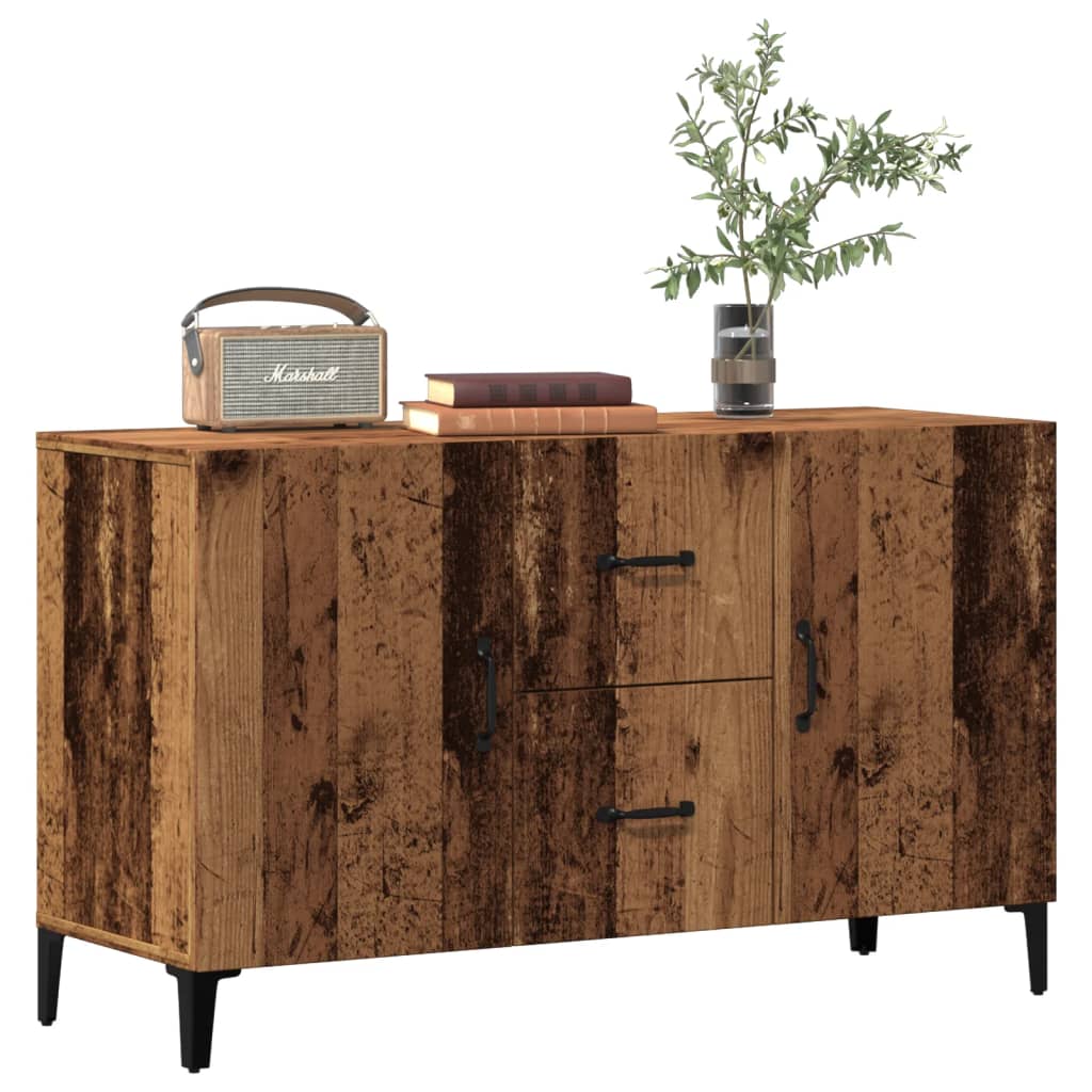 Buffet vieux bois 100x36x60 cm bois d'ingénierie - XIOS