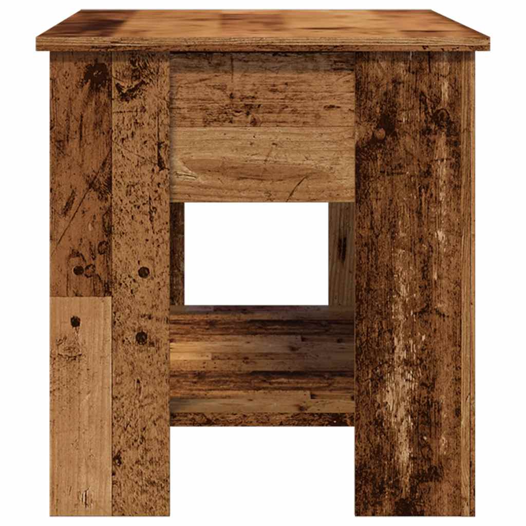 Table basse vieux bois 101x49x52 cm bois d'ingénierie XIOS