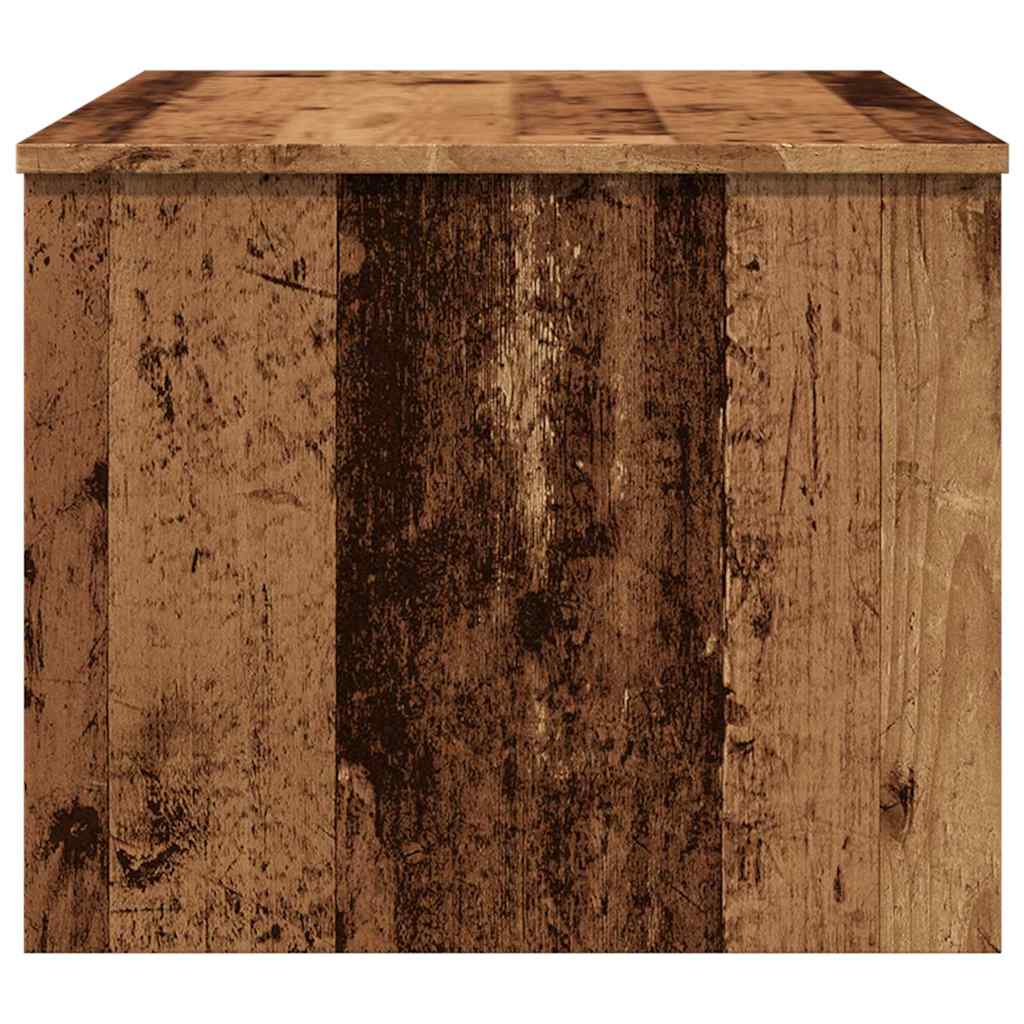 Table basse vieux bois 80x50,5x41,5 cm bois d'ingénierie - XIOS
