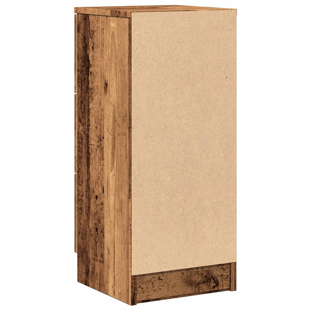 Buffets 2 pcs vieux bois 30x30x70 cm bois d'ingénierie - XIOS