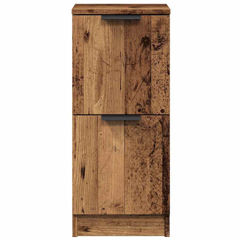 Buffets 2 pcs vieux bois 30x30x70 cm bois d'ingénierie - XIOS