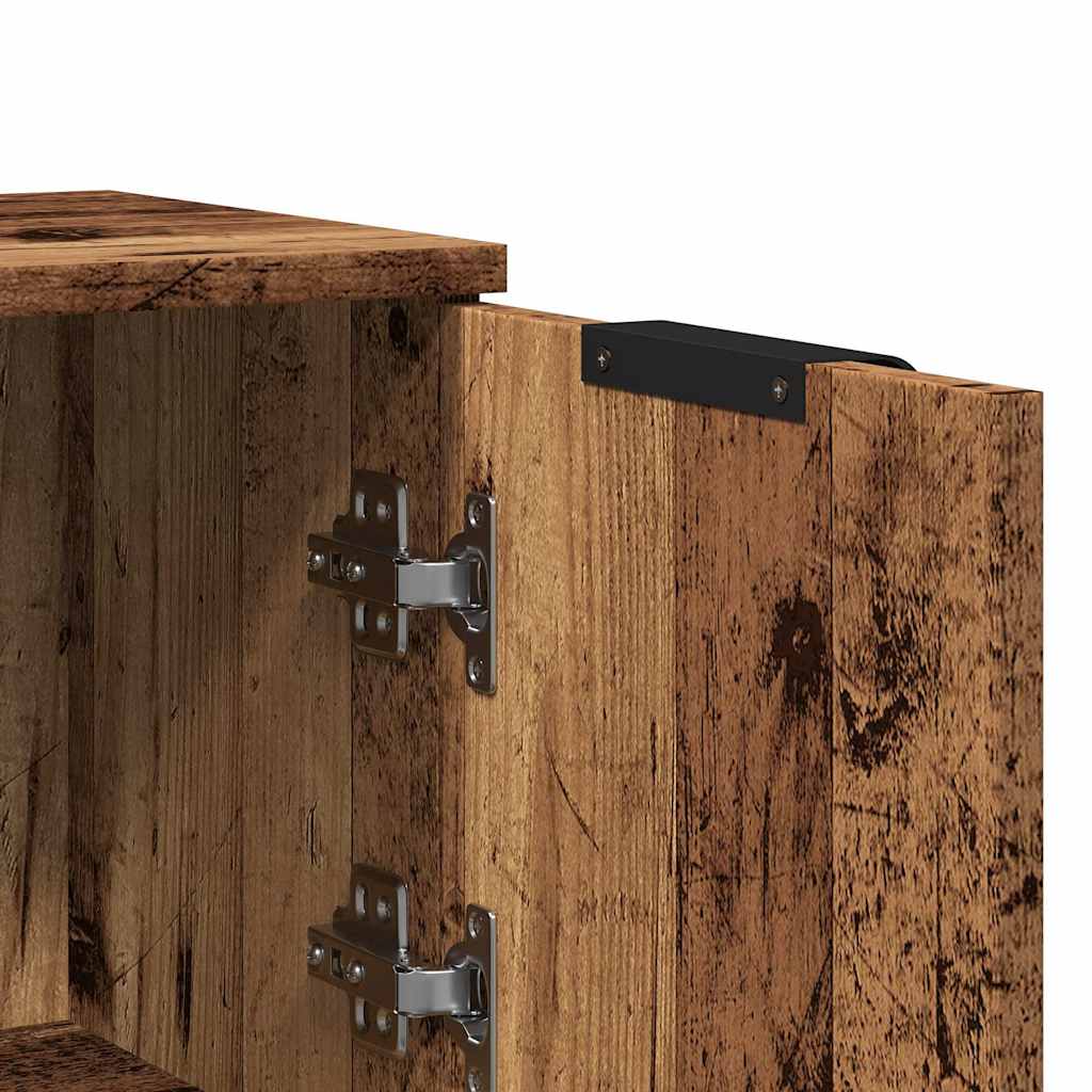 Buffets 2 pcs vieux bois 30x30x70 cm bois d'ingénierie - XIOS