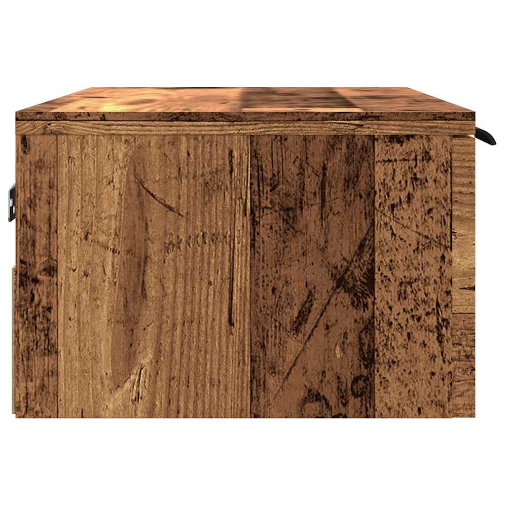 Armoire murale vieux bois 68x30x20 cm bois d'ingénierie - XIOS