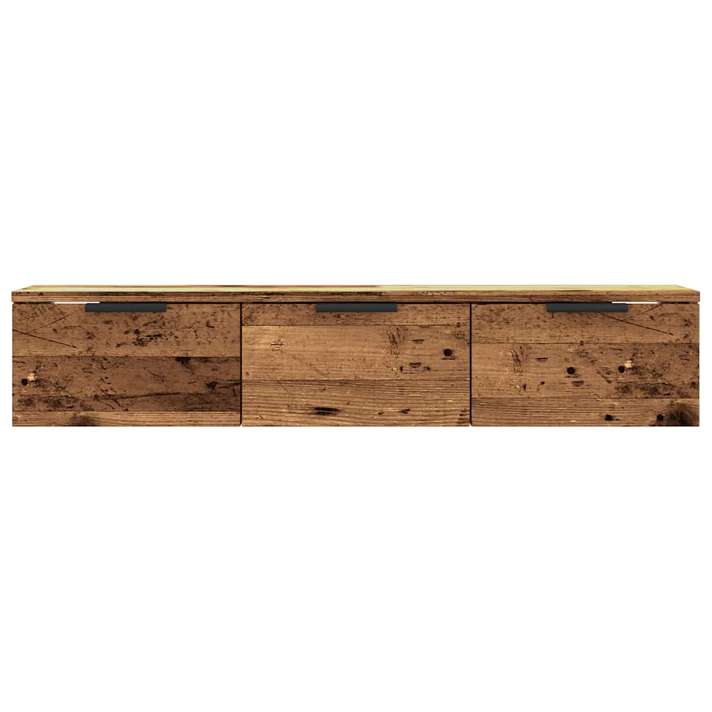 Armoire murale vieux bois 102x30x20 cm bois d'ingénierie - XIOS