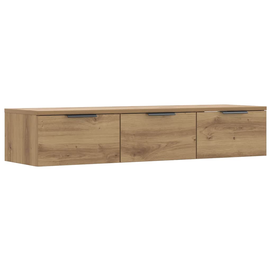 Armoire murale chêne artisanal 102x30x20 cm bois d'ingénierie - XIOS