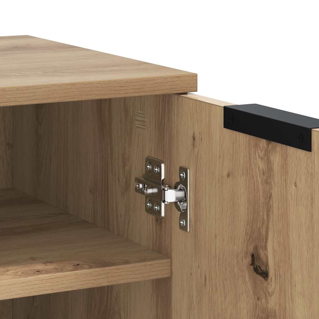 Armoire à chaussures chêne artisanal bois d'ingénierie - XIOS