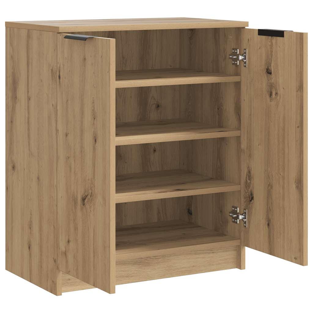 Armoire à chaussures chêne artisanal bois d'ingénierie - XIOS