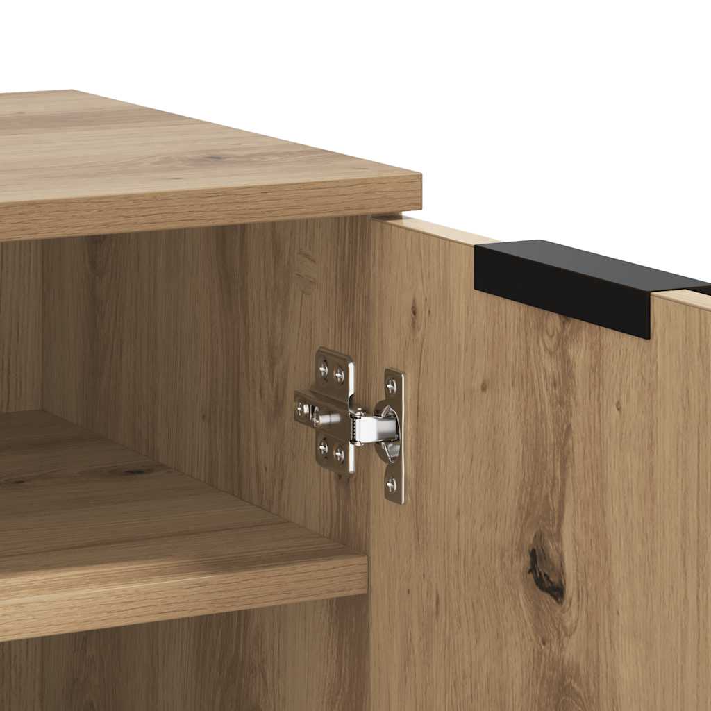 Armoire à chaussures chêne artisanal bois d'ingénierie - XIOS