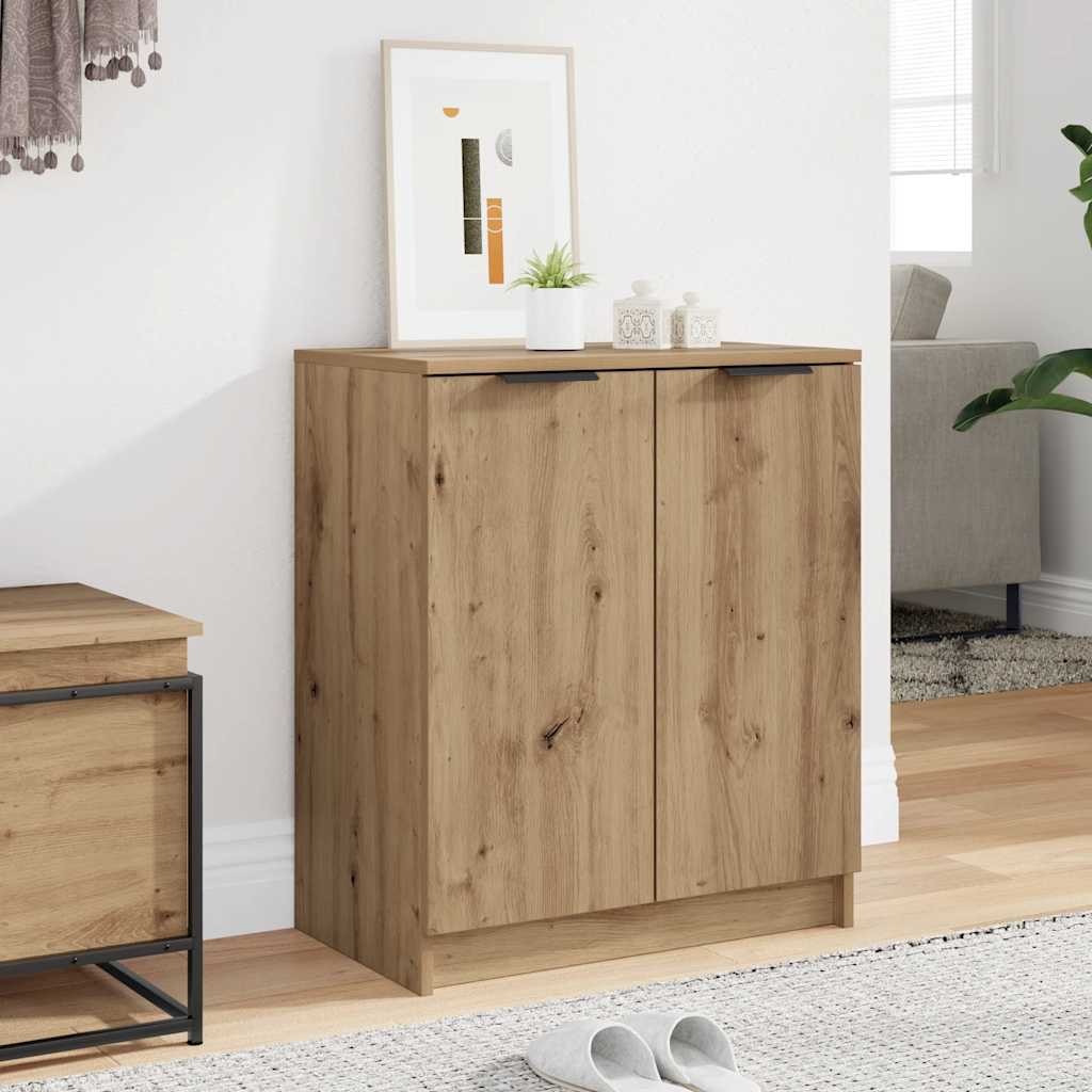 Armoire à chaussures chêne artisanal bois d'ingénierie - XIOS