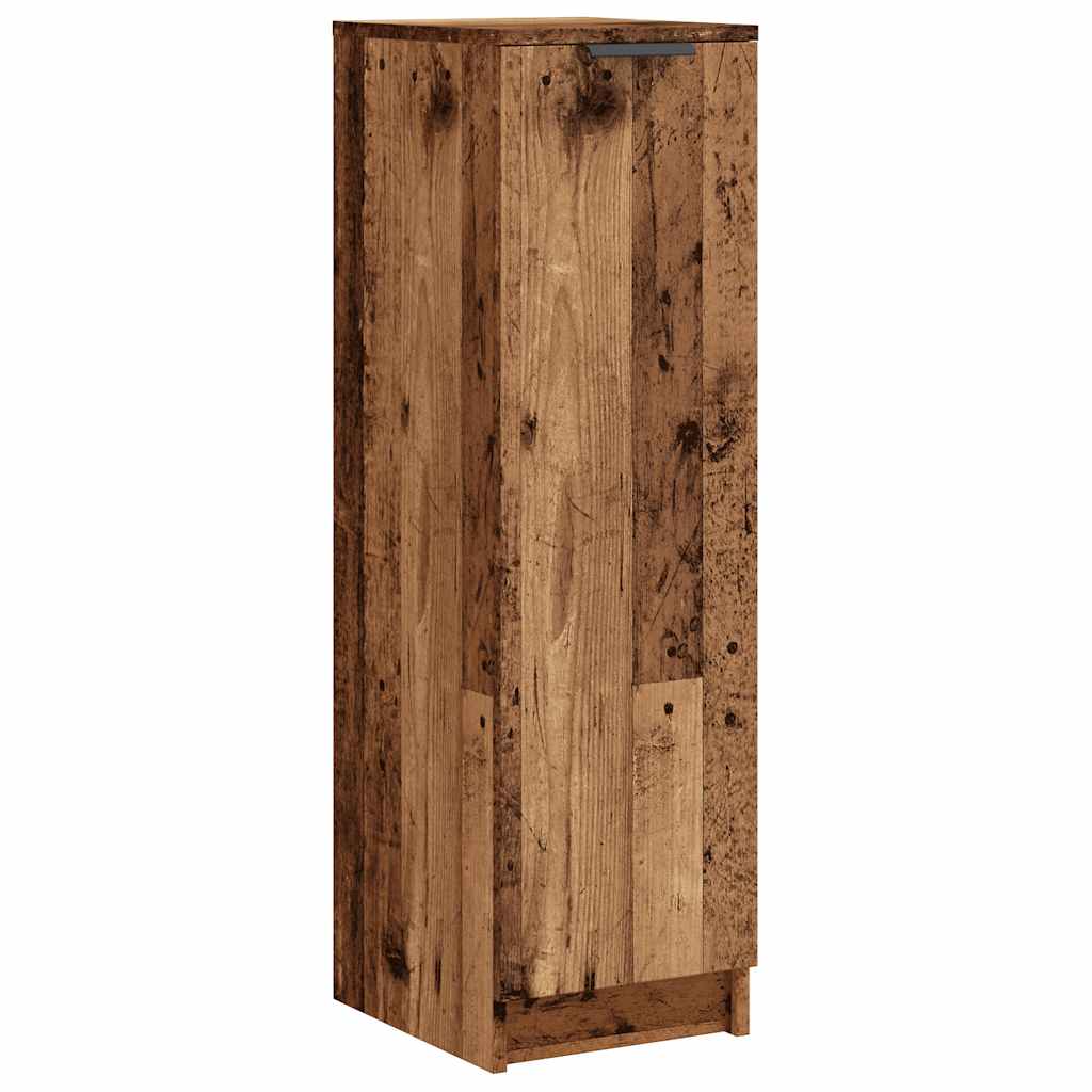 Armoire à chaussures vieux bois 29,5x35x100,5cm bois ingénierie - XIOS