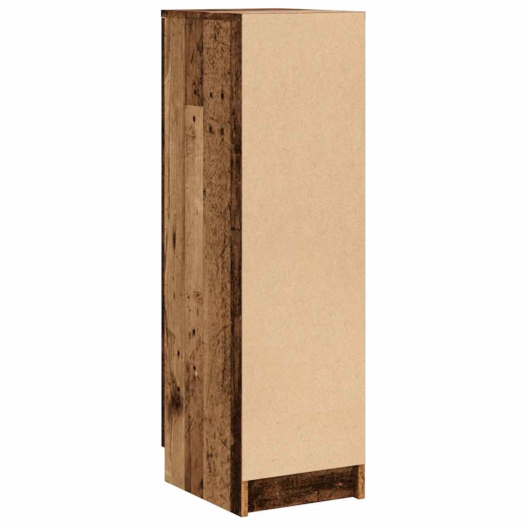 Armoire à chaussures vieux bois 29,5x35x100,5cm bois ingénierie - XIOS