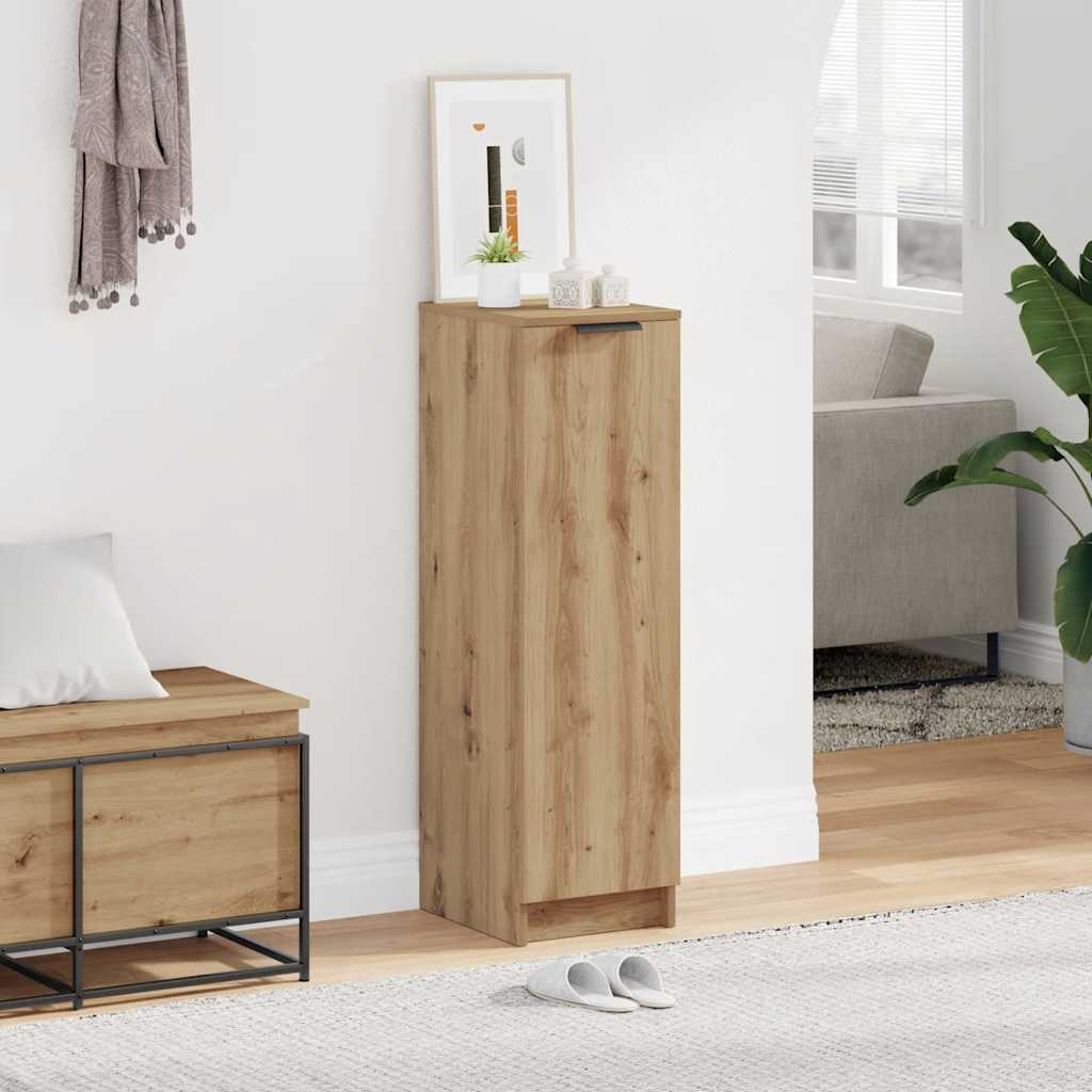 Armoire à chaussures chêne artisanal bois d'ingénierie - XIOS