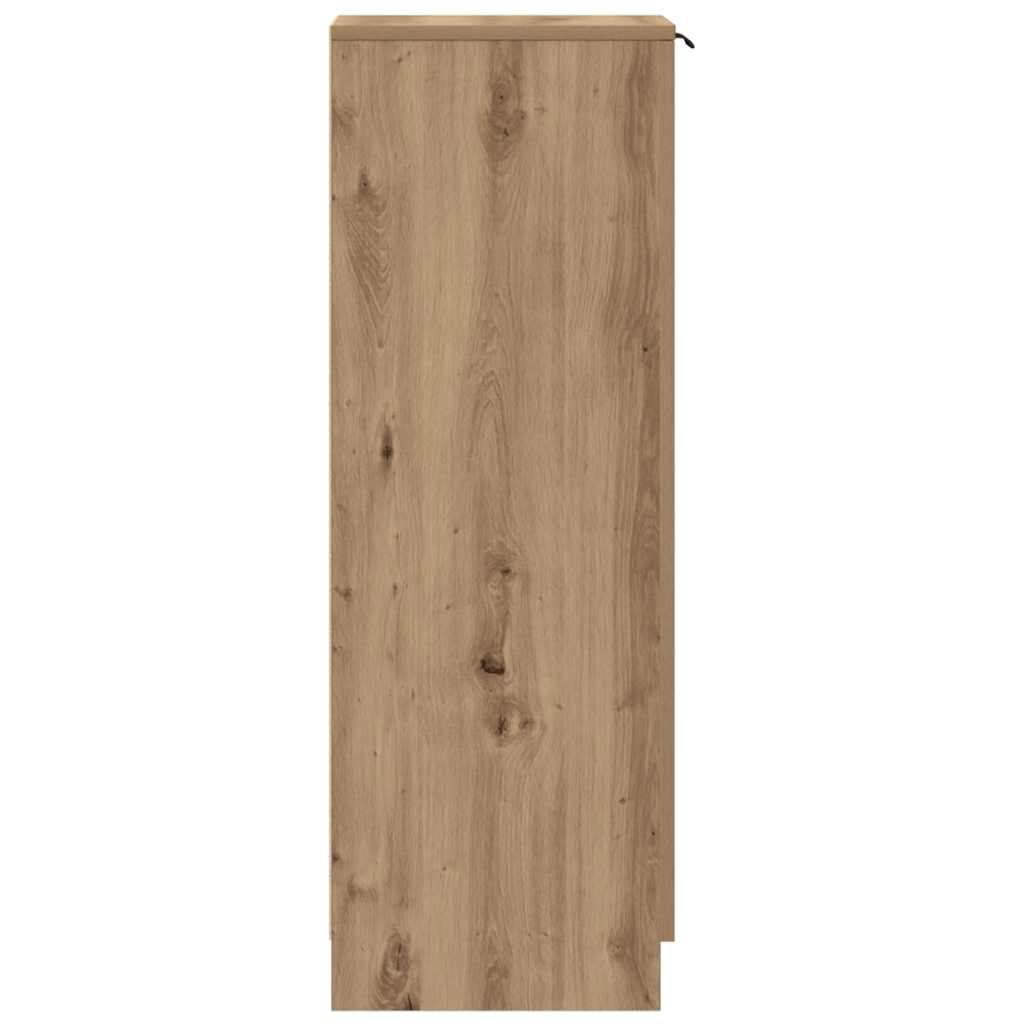 Armoire à chaussures chêne artisanal bois d'ingénierie - XIOS