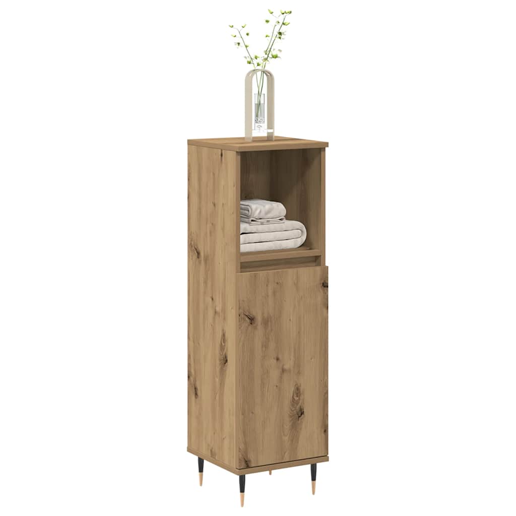 Armoire à chaussures chêne artisanal bois d'ingénierie - XIOS