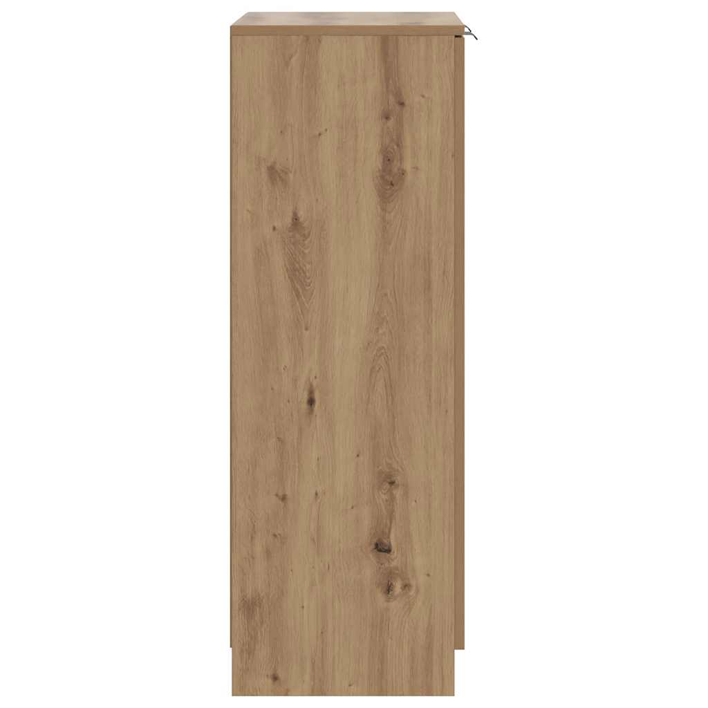 Armoire à chaussures chêne artisanal bois d'ingénierie - XIOS