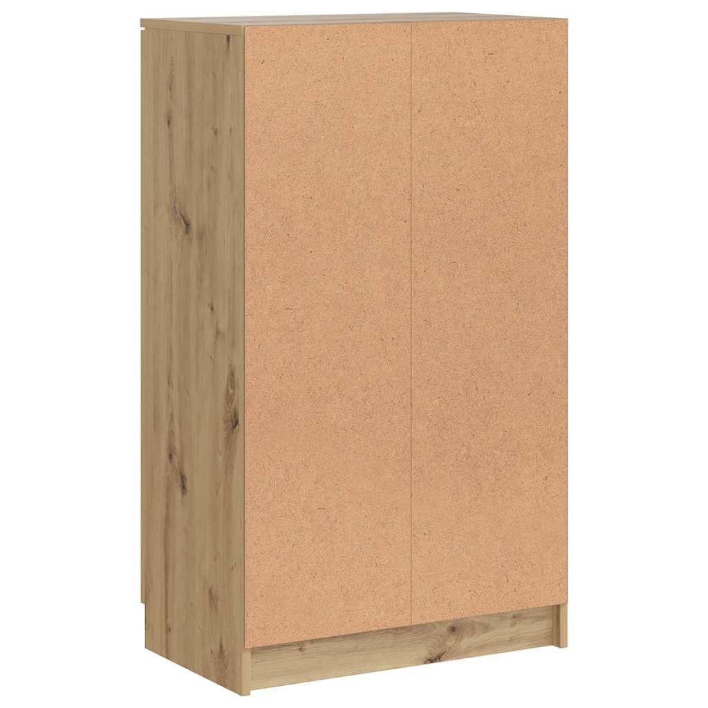Armoire à chaussures chêne artisanal bois d'ingénierie - XIOS