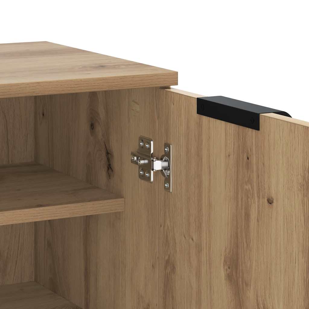 Armoire à chaussures chêne artisanal bois d'ingénierie - XIOS