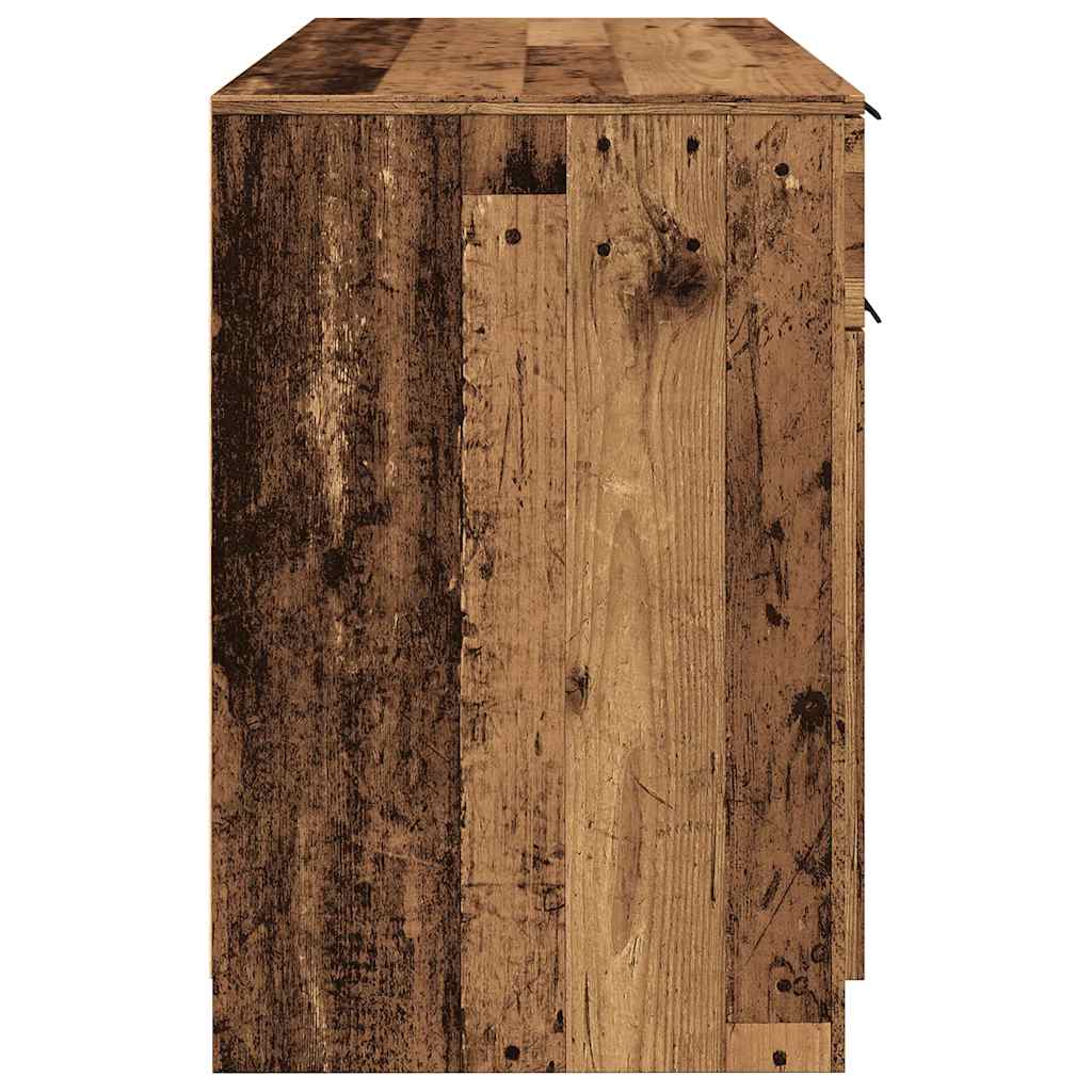 Bureau vieux bois 100x50x75 cm bois d'ingénierie - XIOS