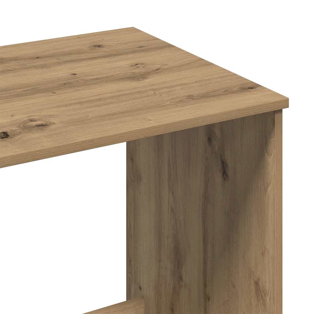 Bureau chêne artisanal 100x50x75 cm bois d'ingénierie - XIOS